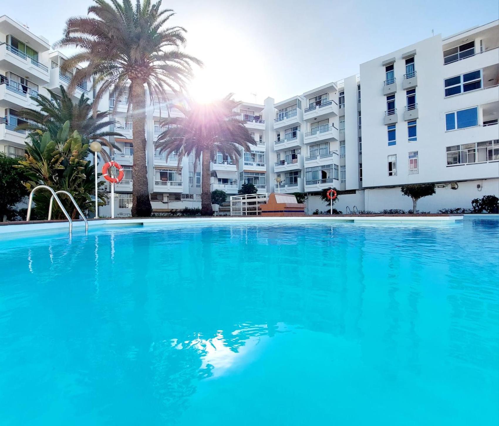 Apartamento Centrico Con Playa Y Piscina Playa del Inglés Eksteriør billede